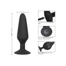XL Silicone Inflatable Plug Black