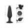 XL Silicone Inflatable Plug Black