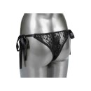 Remote Control Lace Thong Set Black