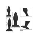 Silicone Anal Exerciser Kit Black