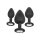 Silicone Gem Anal Kit Black