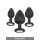 Silicone Gem Anal Kit Black