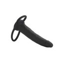 Silicone Double Rider Black