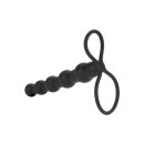 Silicone Beaded Double Rider Black