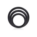 Silicone Support Rings Black