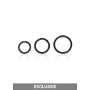 Silicone Support Rings Black