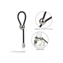 E-Z Cinch Silicone Lasso Black