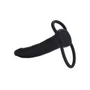 Silicone Dual Penetrator Black