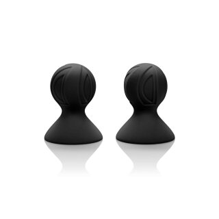 Silicone Pro Nipple Suckers Black