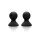 Silicone Pro Nipple Suckers Black