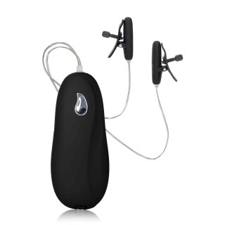 Vibrating Heated Nipple Teaser Black