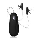 Vibrating Heated Nipple Teaser Black