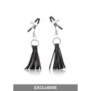 Playful Tassels Nipple Clamps Black