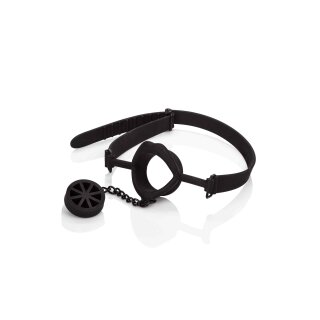 Scandal Silicone Stopper Gag Black