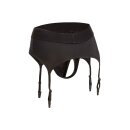 Boundless Thong with Garter Black L/XL