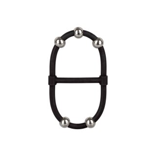 Beaded Dual Silicone Maximizer Black