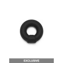 Soft Silicone Stud C-Ring Black