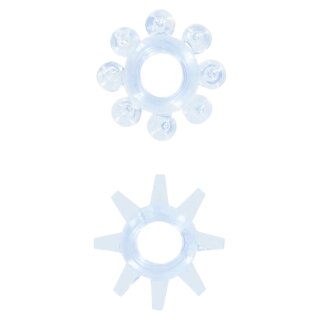 Power Stretchy Rings 2pcs Blue