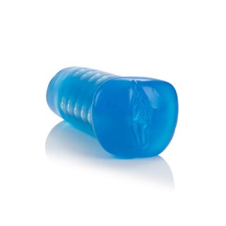 BasicEssentials Beaded Masturbator Blue