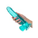 Queen Size Dong 8 Inch Blue 25,5 cm