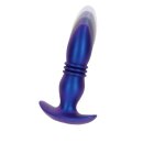 The Tough Thrusting Vibrating Plug Blue Metallic