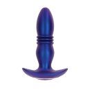 The Tough Thrusting Vibrating Plug Blue Metallic