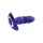 The Tough Thrusting Vibrating Plug Blue Metallic
