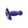 The Wild Magnetic Pulse Vibrating Plug Blue Metallic