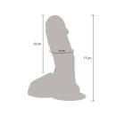 Silicone Vibrating Dildo Light skin tone