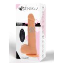 Rotating Beads Vibrating Dildo Light skin tone