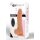 Up&Down Rotating Vibr Dildo Light skin tone