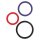 Triple Rings Multicolor 3pcs Multicolor