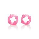 Island Rings Double Stacker Pink