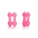 Island Rings Double Stacker Pink