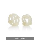 Island Rings Double Stacker Pink
