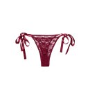 Remote Control Lace Thong Set Red