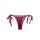 Remote Control Lace Thong Set Red