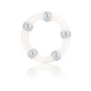 Metallic Bead Ring Transparent