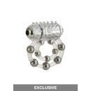 Ring 10 Stroke Beads Vibrating Transparent