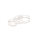 Rubber Ring - 3 Piece Set White