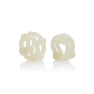 Island Rings Double Stacker White