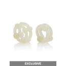 Island Rings Double Stacker White