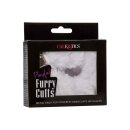 Playful Furry Cuffs White