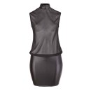 Kleid transparent schwarz XL - 4XL