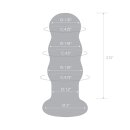 Glas Rechargeable Remote Controlled  Vibrating Beaded Buttplug