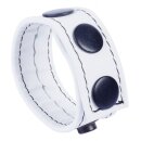 Cocky White Leather Cockring