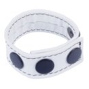 Cocky White Leather Cockring