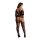 Criss Cross Neck Suspender Bodystocking