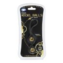 Duo Kegel Balls With Sleeve - Black & Gold