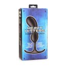 Premium Silicone Weighted Prostate Plug - Large - Black